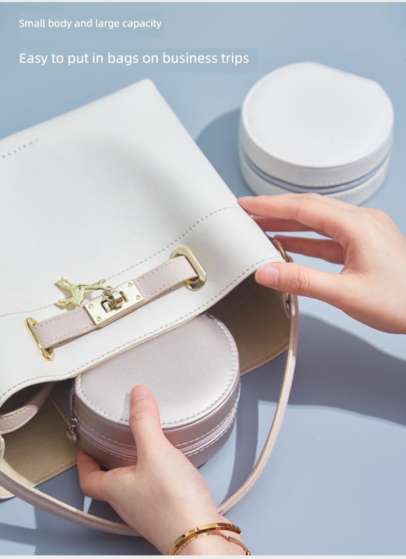Portable Ear Studs Earrings the republic of korea Ins wind Jewelry box