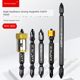 Imported cross-block double-head electric screwdriver beaker lengthened magnetic air-blocked flash drive driver head set