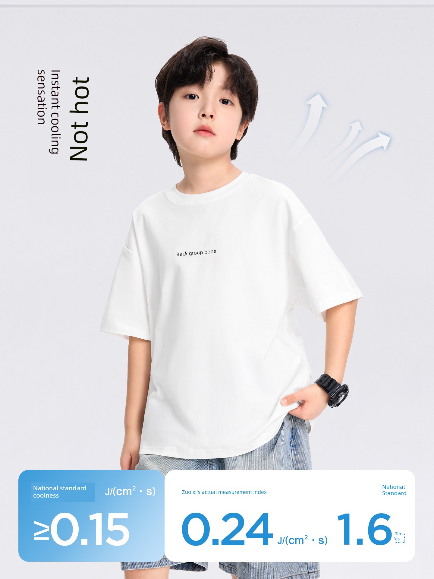Zuoxi Children's Clothing Boys' Short-Sleeve T-Shirt Children's Cool Summer Wear 2026 New Model Boys' Large Children's C — 2