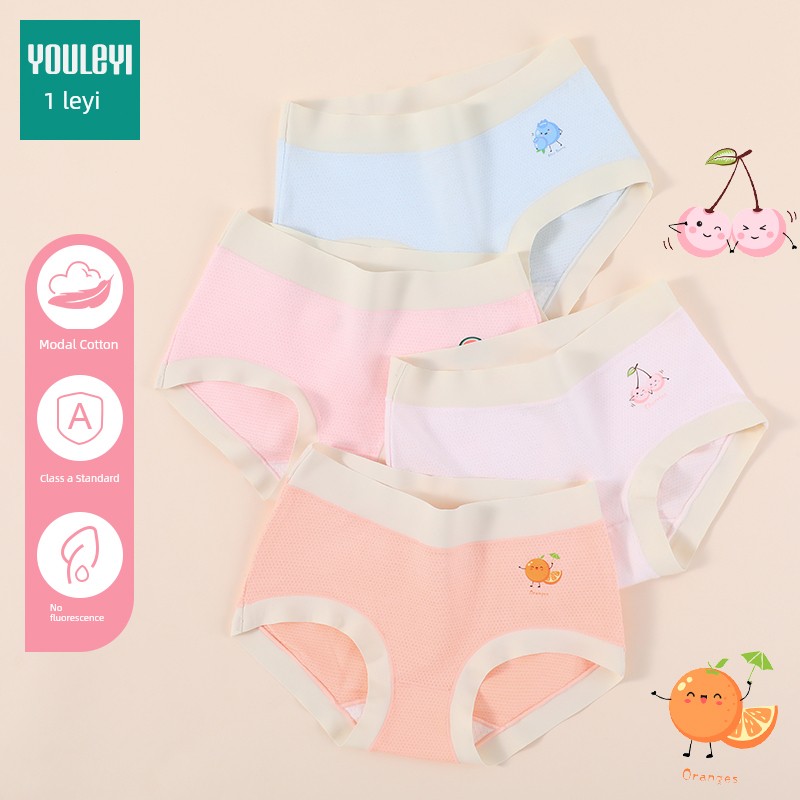 Girls' Underwear, Kidsren's Class a Cotton Summer Thin Briefs, Little Girls' Breathable Antibacterial Underwear Without Pp Inserts — 7