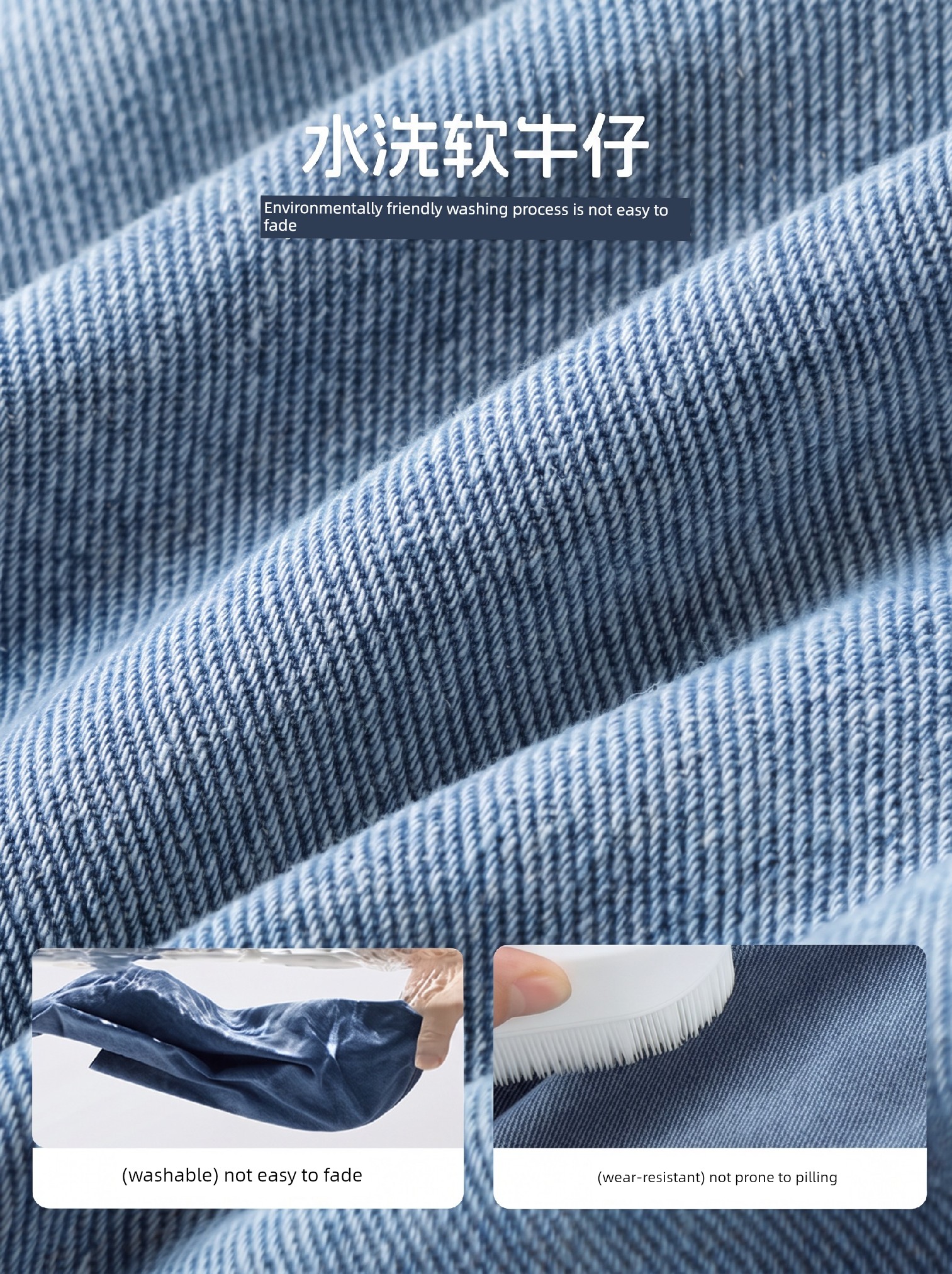 Girls' Jeans Autumn 2026 New Style Children's Straight Wide-Leg Pants for Older Girls Long Pants Spring and Autumn Pants for Middle School Students — 5