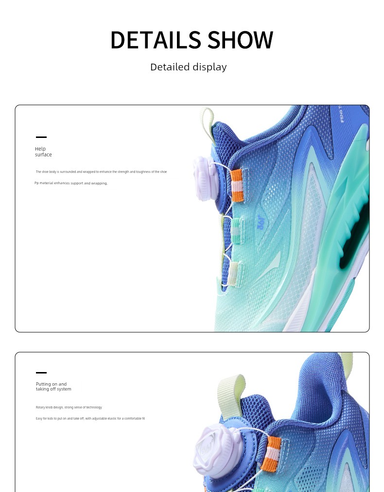 Wind Permeability 7 | 361 Kidsren's Shoes, Girls' Sports Shoes, Boys' Running Shoes, Autum New Student Mesh Breathable Kidsren's Shoes — 34