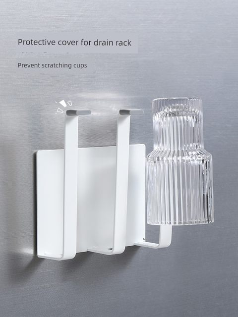 Kitchen magnetic storage rack enamel board wall storage rack multiple wall hanging multi-purpose free hole-free refrigerator magnet rack