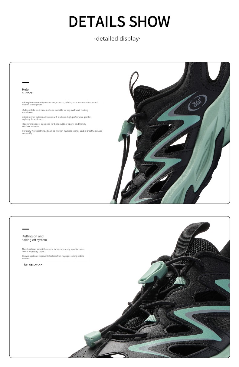 361 ° Children's Shoes for Boys and Girls, Kids' Water Shoes, Breathable Running Shoes, 2026 Summer New Models for Older Children — 21