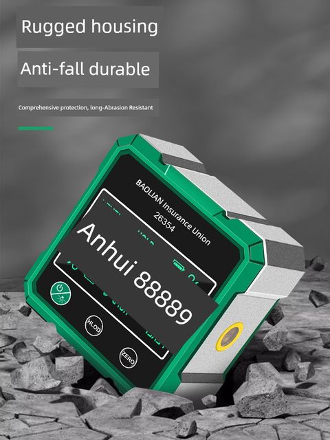 Baolian inclination meter level balance measurement digital display level magnetic absorption laser slope angle angle ruler tool