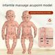 Baby mannequin model children doll mannequin model acupuncture and moxibustion traditional Chinese medicine acupoint pediatric massage simulation model