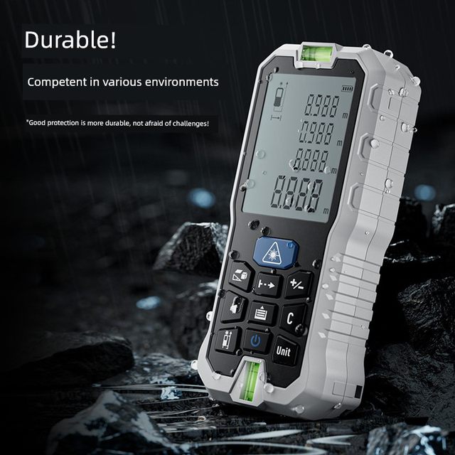 Laser rangefinder infrared measuring instrument industrial grade high-precision lithium battery room artifact handheld measuring instrument