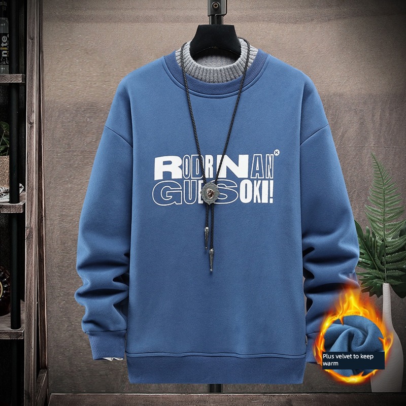 winter Half high collar student easy keep warm Plush Sweater