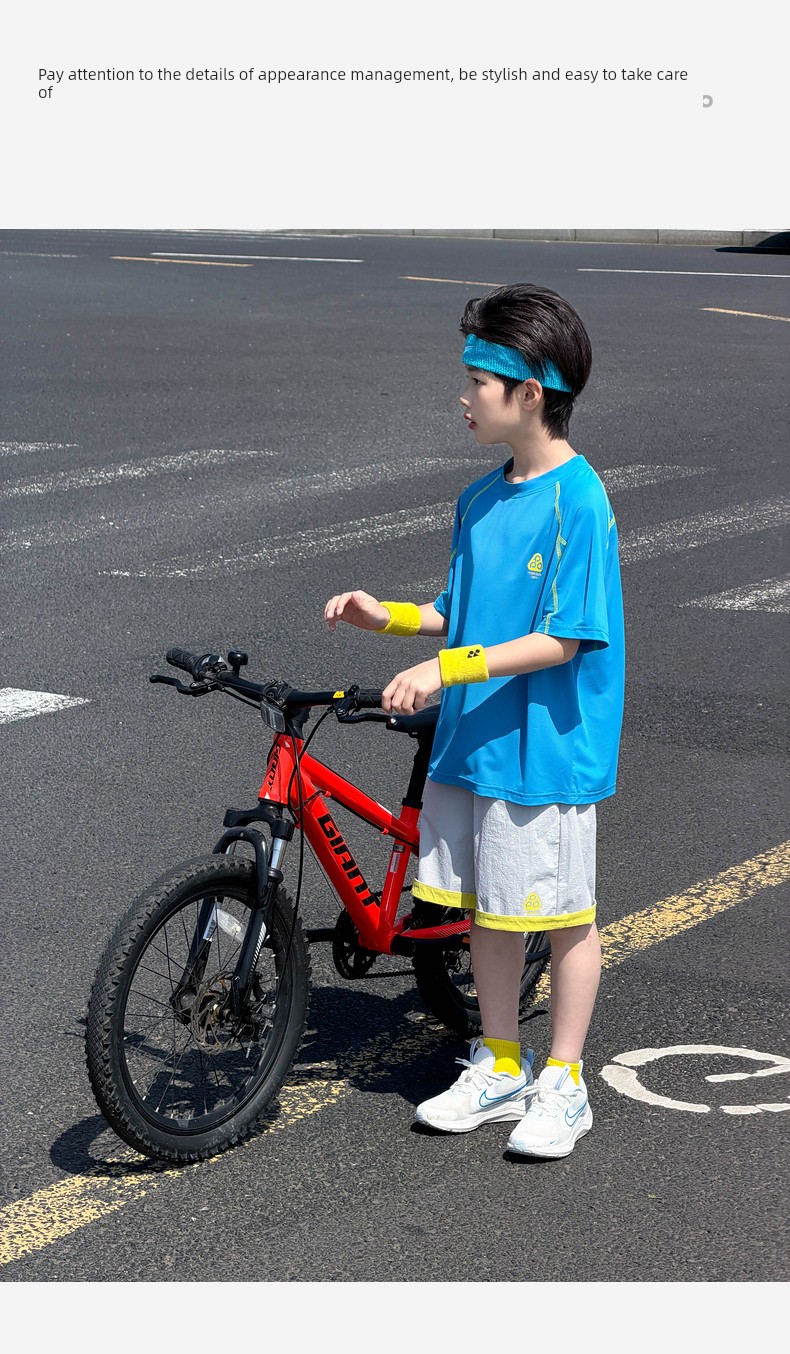 Cooling Quick-Dry Children's Short-Sleeve T-Shirt Boys' Summer 2026 New Trendy Brand Big Kids Summer Sports Outfit — 15