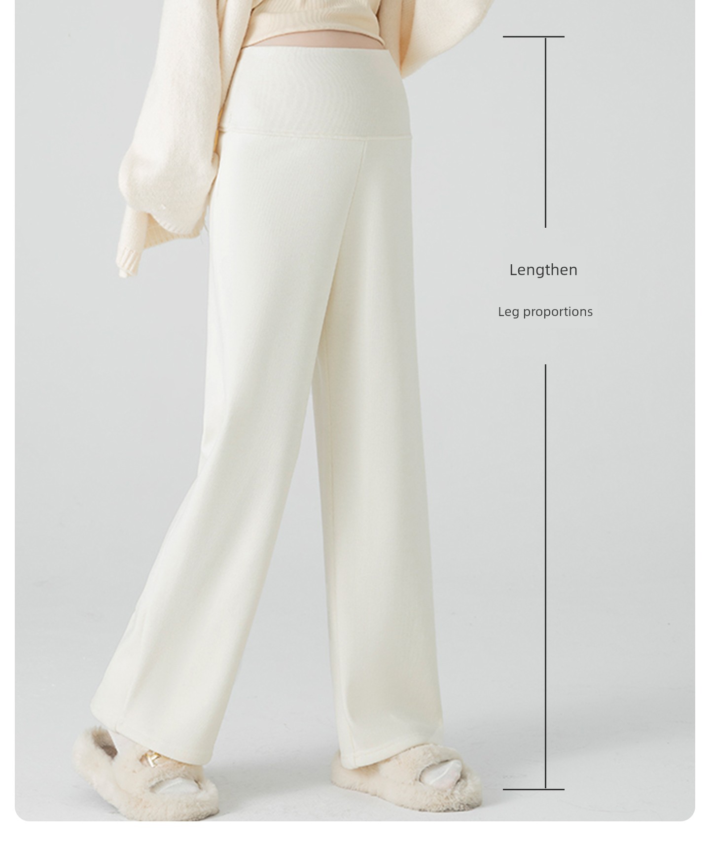 Jq Jingqi Maternity Pants for Autumn 2026 New Wide-Leg Pants That Don'T Squeeze the Belly during Pregnancy, Long Pants for Autumn and Winter Maternity Wear — 10