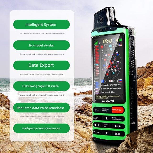 Qianxia Kubota GPS acre gps meter high-precision handheld vehicle-mounted land area measurement instrument field volume land acre