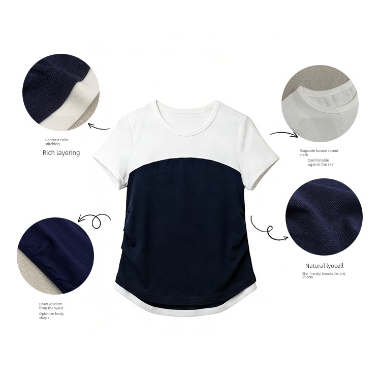 Zma Maternity Wear [Top Set 50% off Clearance Collection] 2026 Summer New Fashionable Maternity Outfit Set — 92