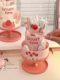 Cute creative rotating pen holder princess pen bucket student children girl office desktop multifunction storage box