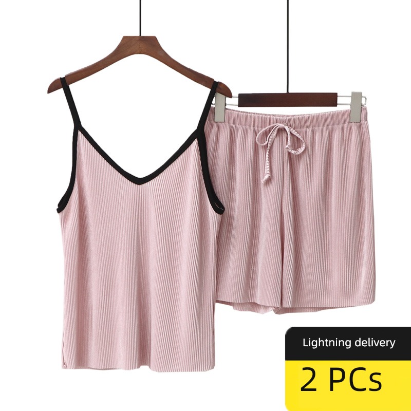 Chiffon shorts leisure time female summer Home Furnishing pajamas camisole