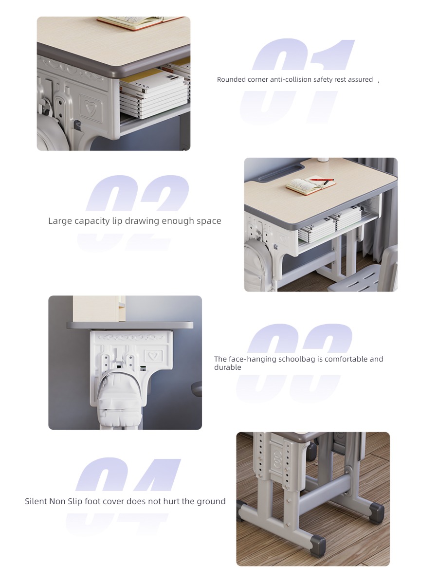 children Learning table pupil desk household desks and chairs suit Simplicity Liftable task Desk male girl