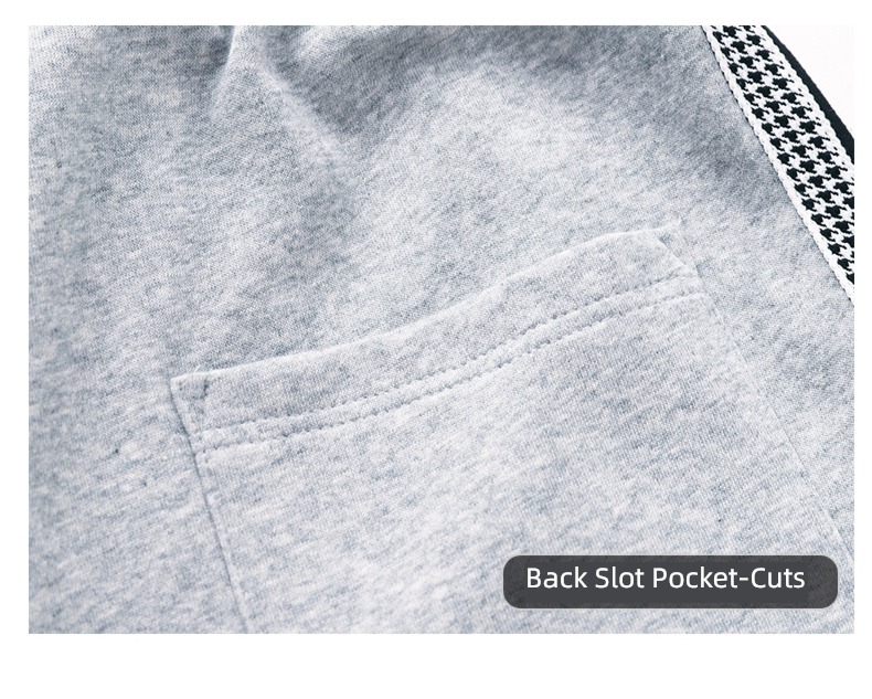 Pure cotton knitting Broad leg Drawstring leisure time man trousers