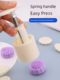 Stone plastic clay printing mold ultralight clay tool cherry blossom handprint abrasive tool new home hand pressing mooncake making