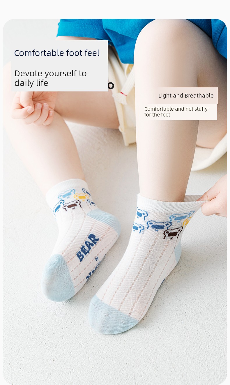 Pure Cotton Spring and Autumn Baby Little Boy Knee Socks Children's Socks — 11