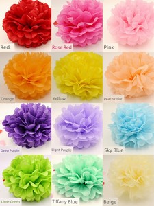 New Year Kindergarten Classroom Layout Peony Paper Flower Ball Latte Art Wedding Room Wedding Celebration Decoration Bir