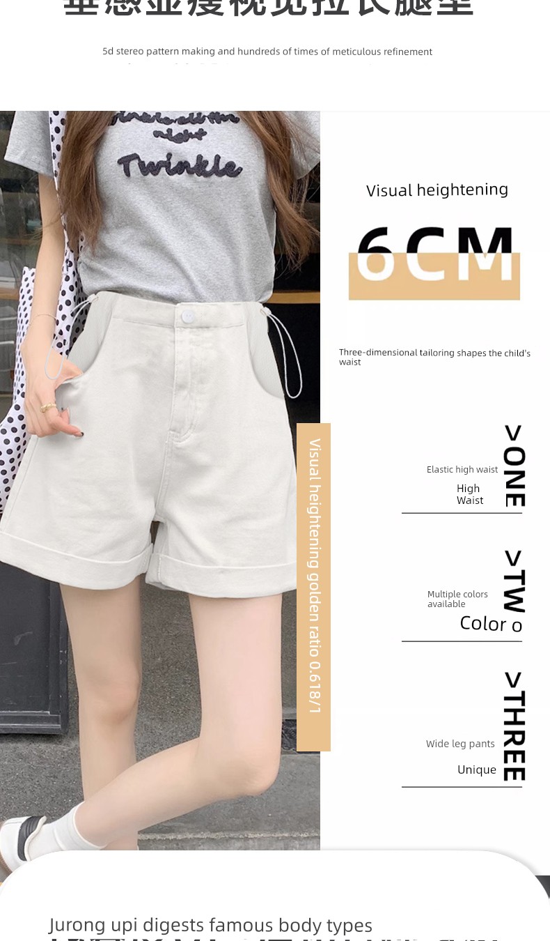 Langsha Maternity Pants Summer Shorts 2026 New Drawstring Loose Slimming Versatile Straight-Leg Casual Pants — 5