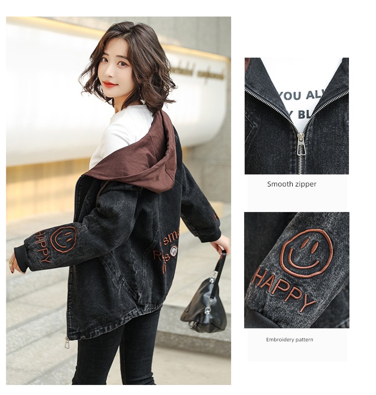 have cash less than that is registered in the accounts Embroidery leisure time Jacket jacket chaqueta