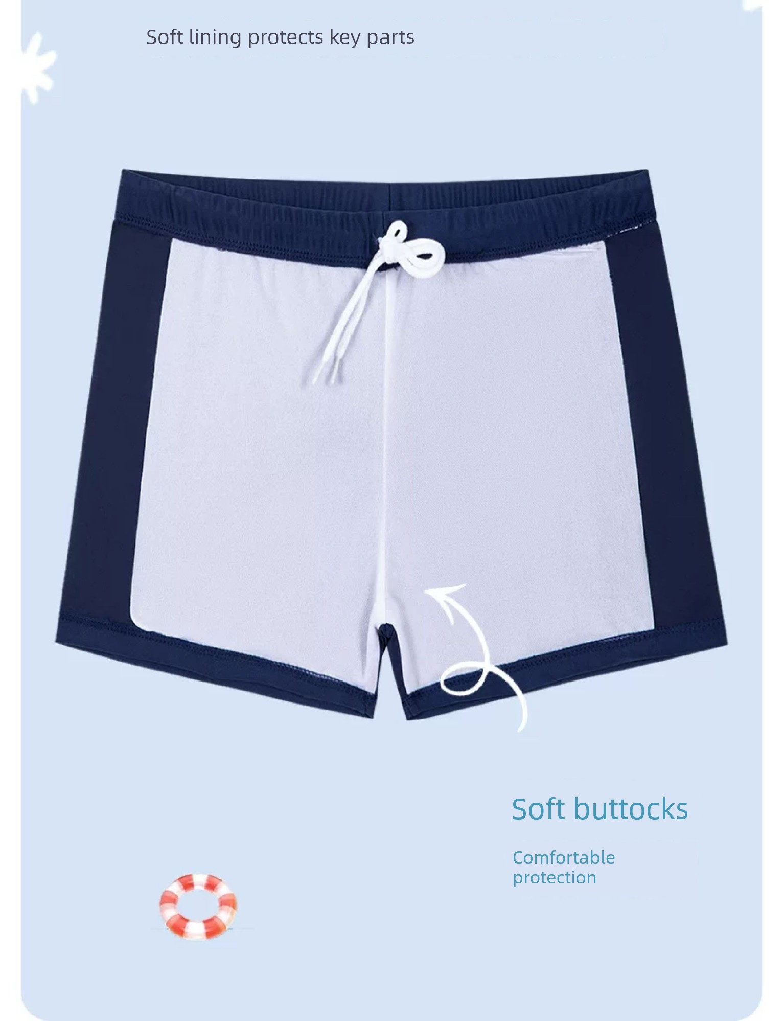 Children's Swimming Trunks 2026 New Model Boys' High-Elastic Quick-Dry Professional Training Swimwear for Older Children and Students, Boxer Shorts — 7