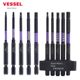 VESSEL hexagonal piece head imported from Japan Weiwei hexagonal piece head internal square electric screw head strong magnetoelectric piece