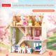 diy手工小屋乐立方3d立体拼图别墅小房子拼装模型女孩玩具礼物