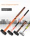 Iron hammer octagonal hammer big hammer construction site hammer heavy-duty pure steel hand hammer wall dismantling tool large hammer head