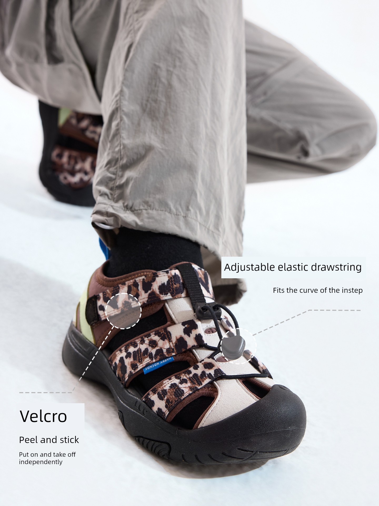 【Noc Adult Series】Water Shoes for Men and Women, Outdoor Sports Closed-Toe Water Shoes, Sandals, Non-Slip, Quick-Dry, Summer — 3