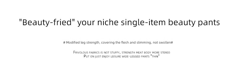 female Autumn and winter Plush ins Show thin Versatile Sports pants