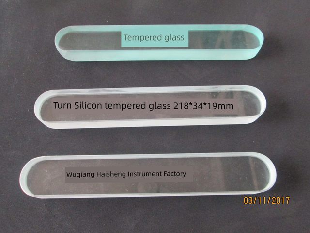 Strip flat water level gauge liquid level gauge strip oval tempered borosilicate high temperature explosion-resistant glass vision mirror 190