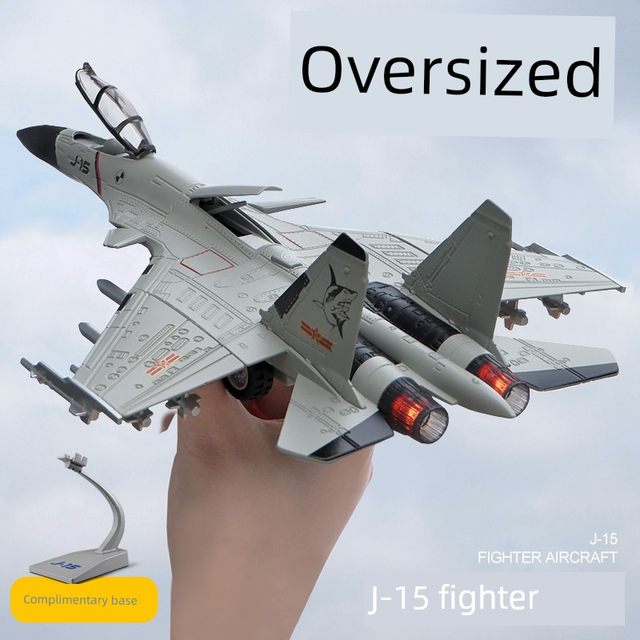 1 72 J15 J20 alloy fighter model children's toy simulated military aircraft ornaments resistant to falling