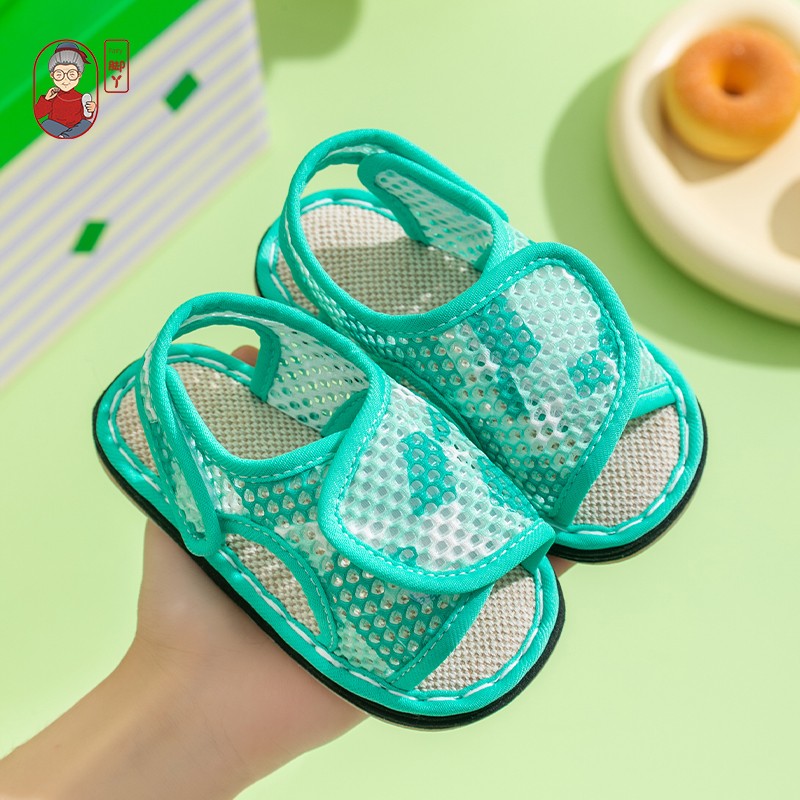 Fairy Feet Children's Layered Sole Sandals Summer New Arrival Boys Girls Baby Soft Sole Mesh Home Slippers — 3