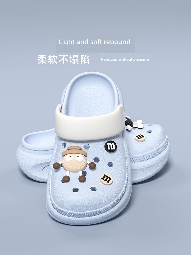 Step Eleven Children's Clog Shoes for Girls 2026 Summer New Thick-Soled Breathable Non-Smelly Non-Slip Parent-Child Sandals for Boys — 4