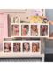 Ins Feng Xiaoka Storage Box Large Capacity Desktop Pen Holder Star Chasing Partition Card Box Stationery Card Display Stand