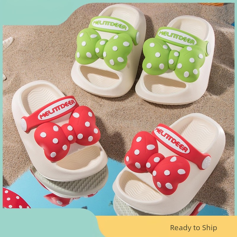 Japanese Imported Summer New Children's Slippers, Cute Cartoon Soft-Soled Indoor and Outdoor Strap-On Children's Clogs — 2