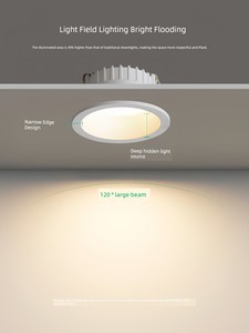 Led Anti-Glare Living Room Home Ceiling 75mm Downlight