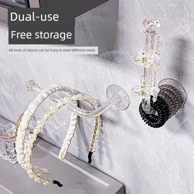 Hair ring head rope storage rack dormitory headband hair rope hook jewelry rack student hair card hair accessories headband storage tool