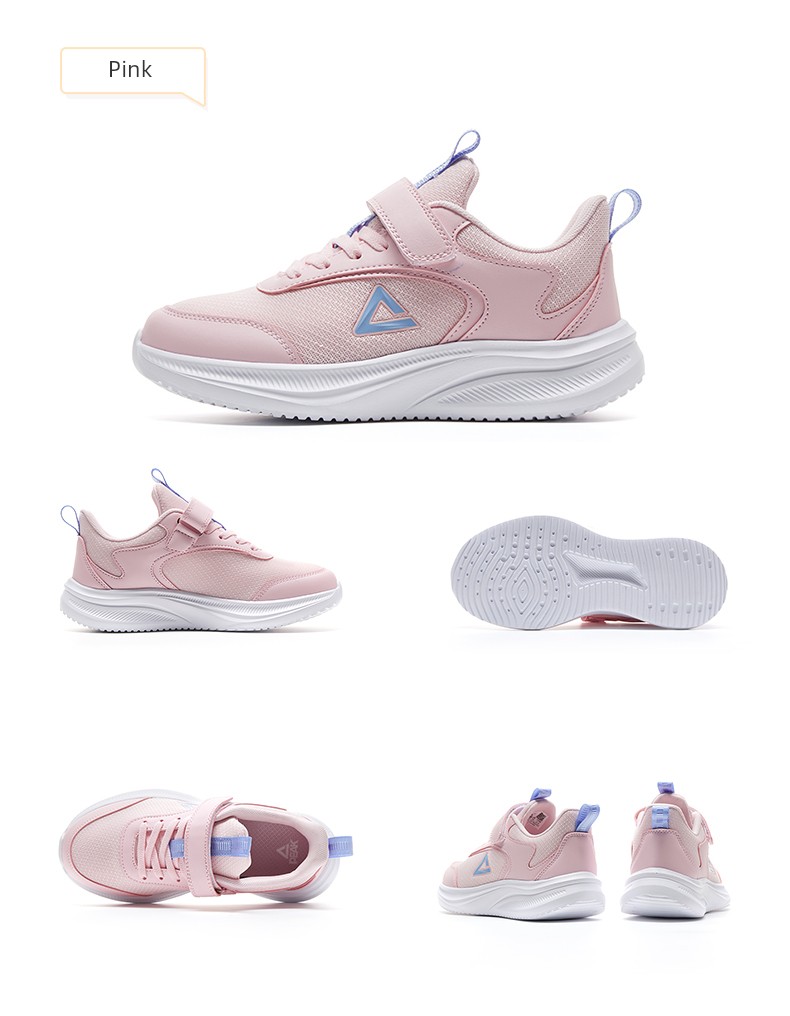 Peak Children's Shoes, Girls' Sports Shoes, Autumn New Large Mesh Running Shoes, Breathable Lightweight Running Shoes, Big Children's Casual Shoes — 19