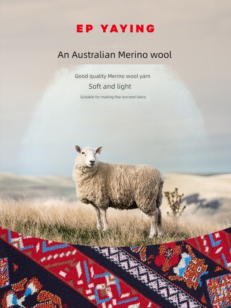 9186A Merino wool Cloak type knitting Shawl