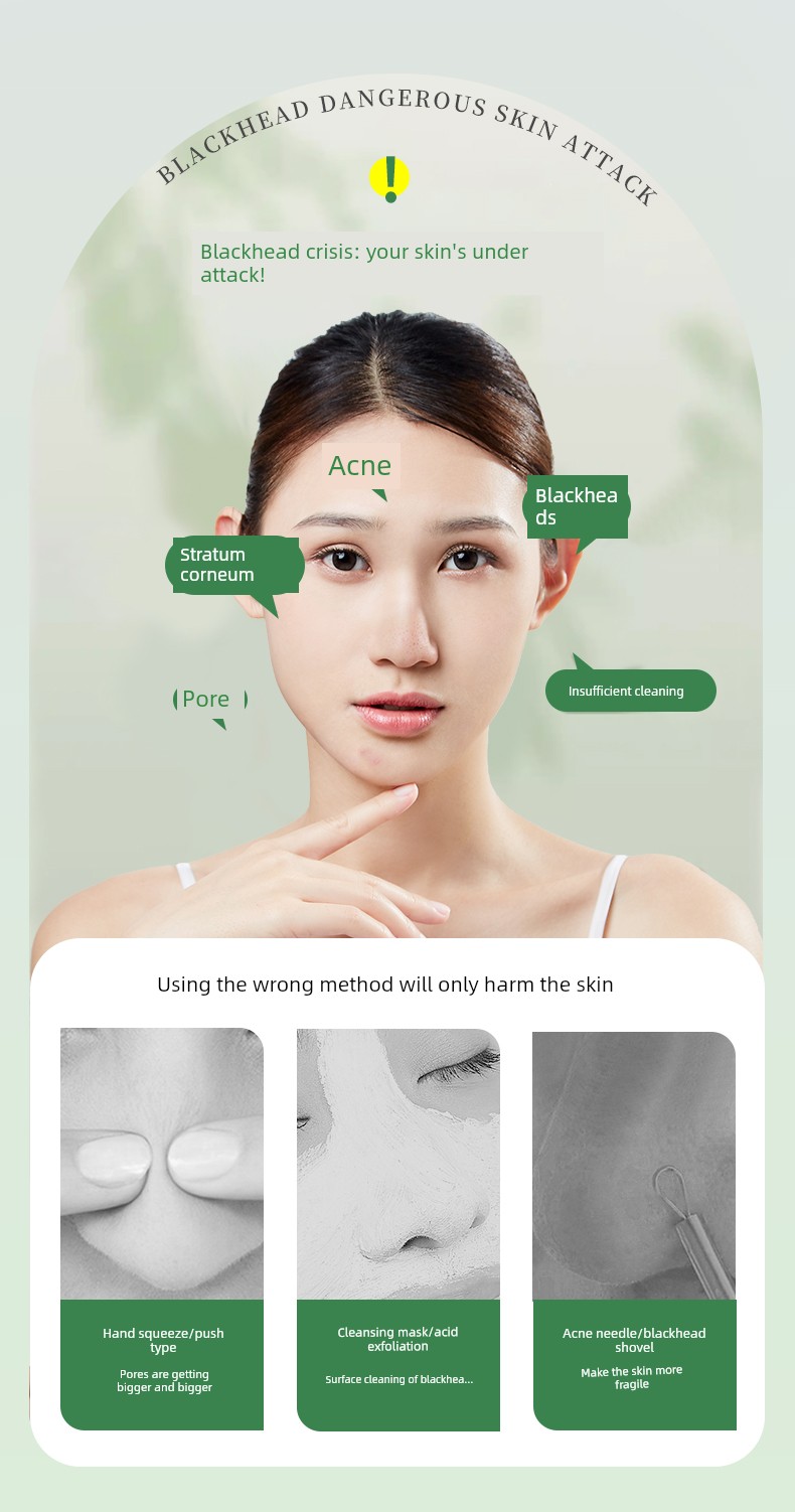 Hanji Tea Tree Blackhead Removal Kit Official Genuine Product for Pore Tightening and Deep Cleansing, Professional Salon Grade Xza68 — 3