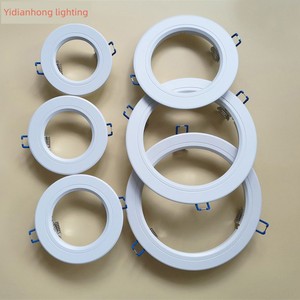 LED Downlight Remedial Ring Spotlight Bracket Face Ring Embedded Panel Open Wrong Hole Large Frame Shell Lamp Holder Lam