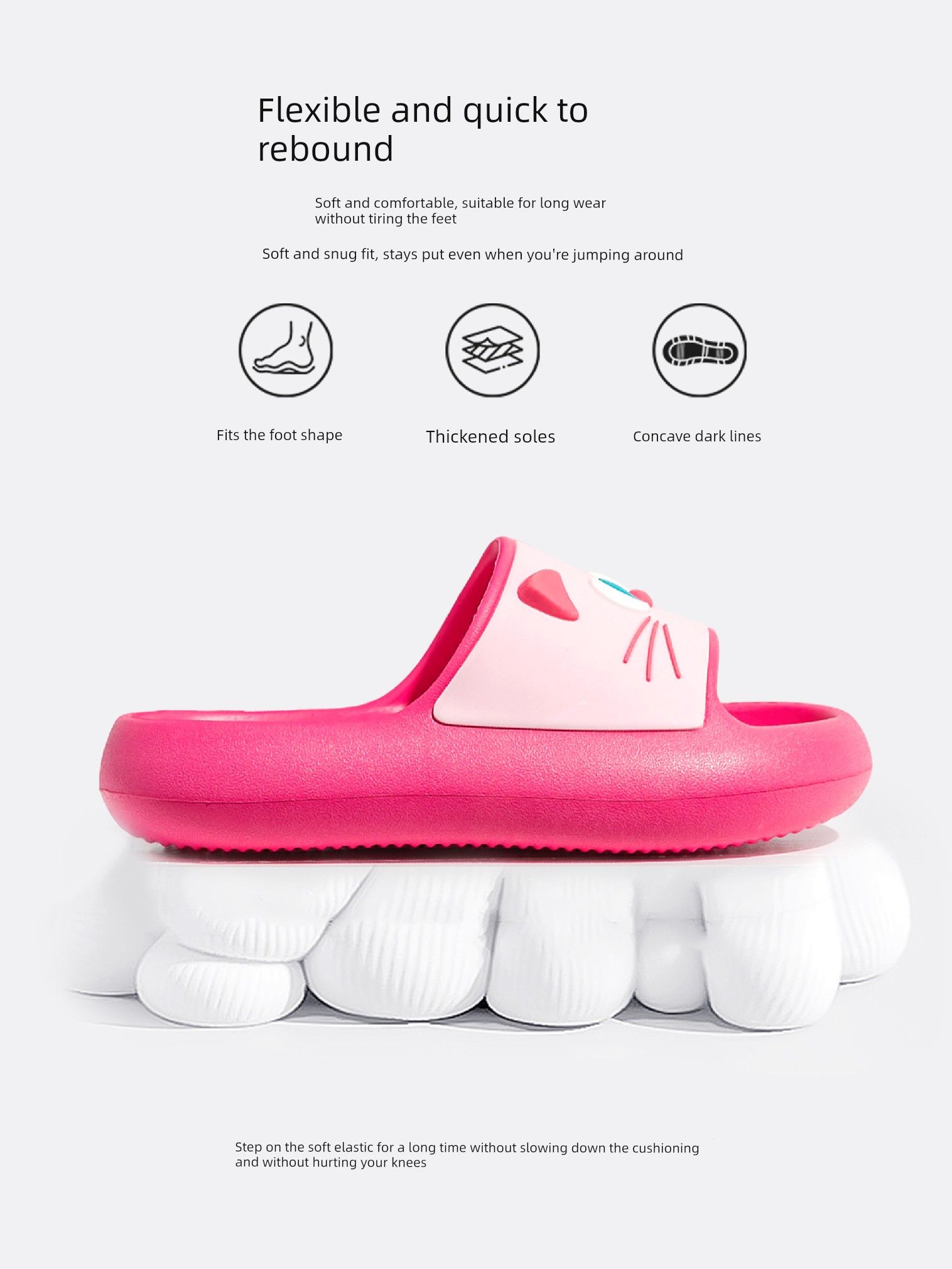 Children's Slippers for Girls and Boys, Summer Indoor Home Bathroom Non-Slip Slippers for Kids — 4