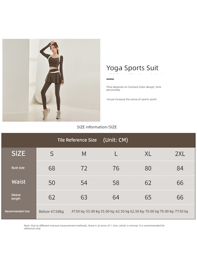 female Spring and summer quick-drying Tight fitting Long sleeve suit Yoga clothes