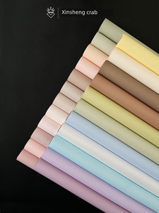 Xinyu Story Solid Color Roll European Style Paper Flower Bouquet Waterproof Handmade DIY Floral Art Materials Florist Pa