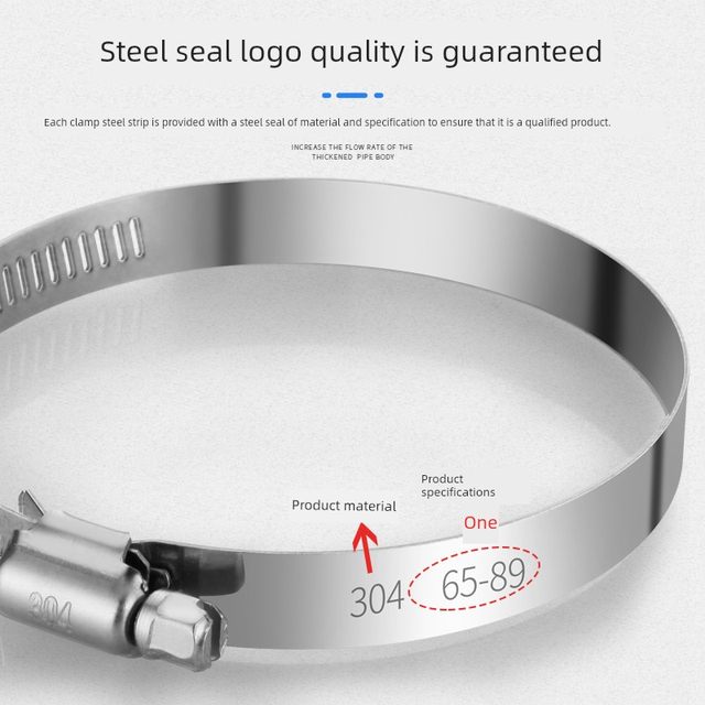 Cluster throat hose clamp 304 stainless steel strong movable hose water pipe fastener clamp gas pipe clamp hose