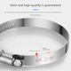 Cluster throat hose clamp 304 stainless steel strong movable hose water pipe fastener clamp gas pipe clamp hose