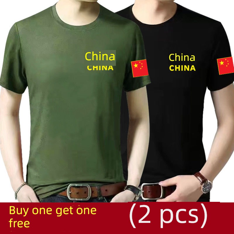 Architecture construction site go to work Dirt resistance man Short sleeve T-shirt