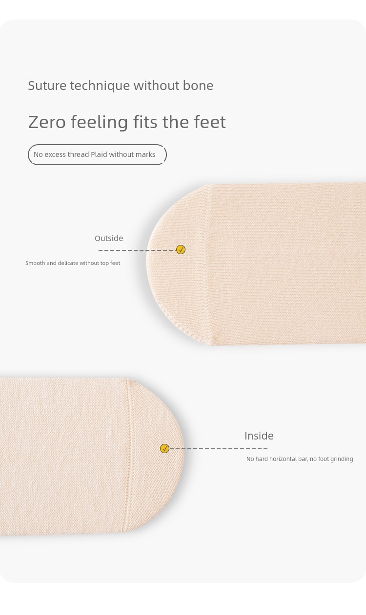 Jq Jingqi Baby Socks Spring and Autumn Newborn Seamless Mid-Tube Socks for Chubby Babies That Don'T Constrict the Legs Infant Socks Children's Cotton Socks — 9